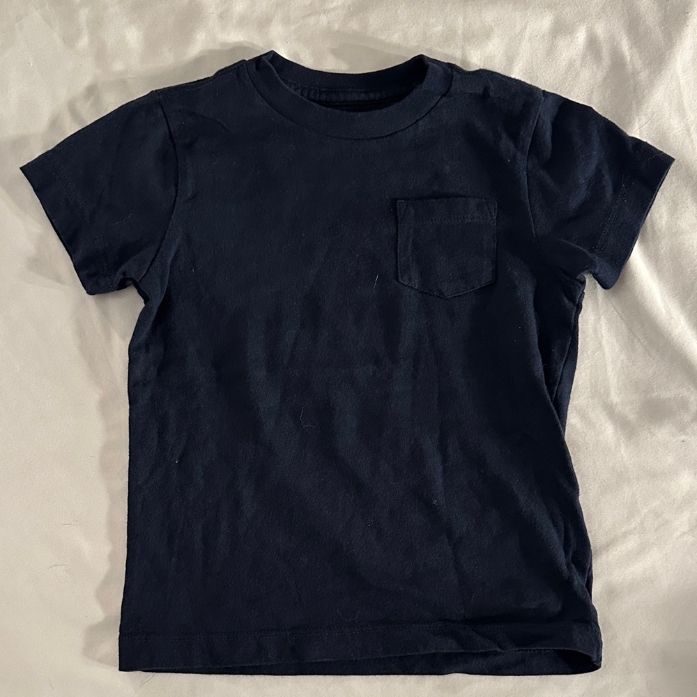 Crewcuts Dark Blue Kids' Tee with Pocket